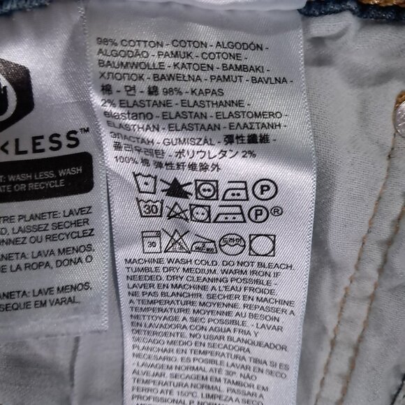 Levi's 541 Jean Men 41x31, Tag 42x34 Blue Stretch Denim Athletic Taper - Picture 14 of 16